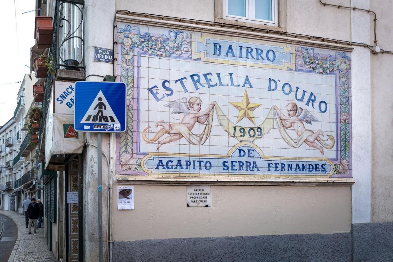 Lovelystay - Sunny Flat W/ Balcony Overseeing Graca And River Lisboa Eksteriør billede